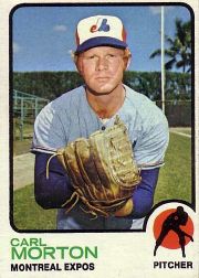 1973 Topps Baseball Cards      331     Carl Morton